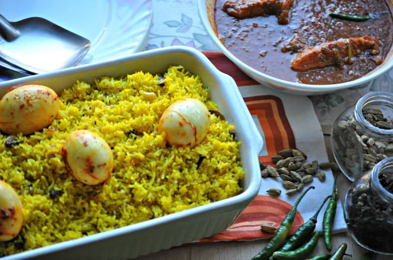 Dimer Pulao Recipe Bengali Egg Pulao Pilaf Myfridayfoodswings The sweet pulao is prepared by marinating the basmati rice with the bengali garam masala and is cooked with various other dry spices, sugar and dry fruits. dimer pulao recipe bengali egg pulao