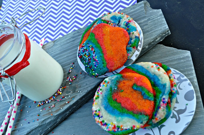 Tie Dye Cookies Recipe