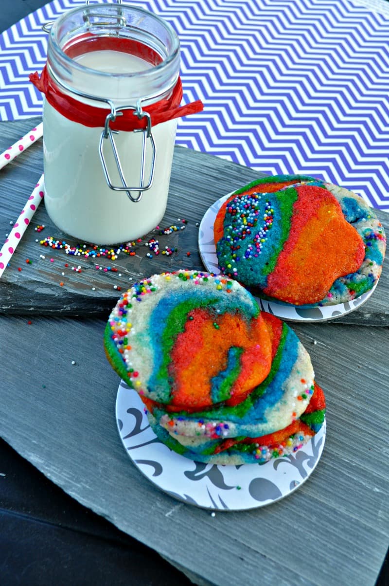 Tie Dye Cookies