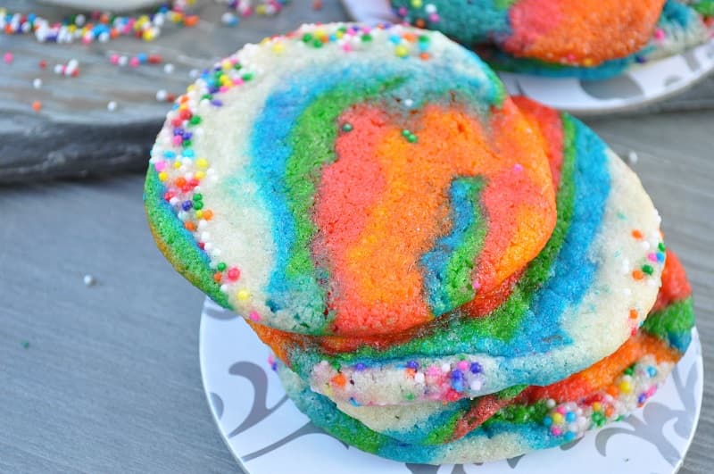 Tie Dye Cookies