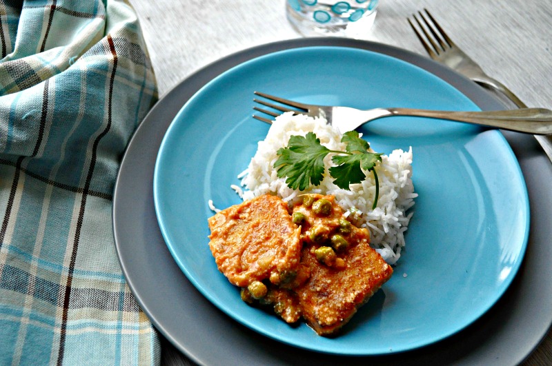 A vegetarian delight called Chhanar Korma. Basically, Fried Cottage Cheese Bullions in Rich Cashew-Based Sauce. 