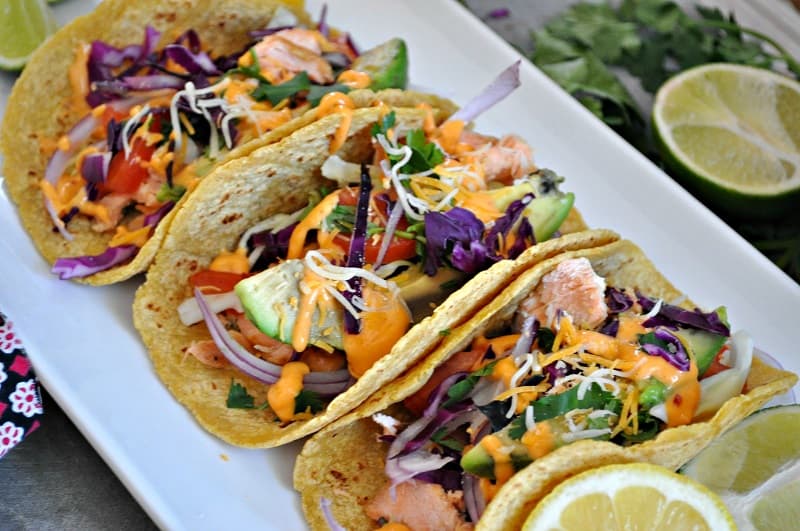 Salmon Tacos