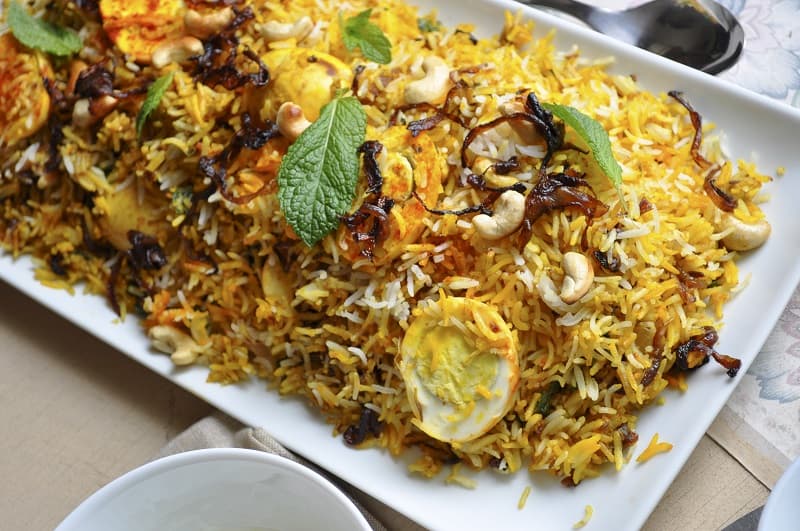 Anda Biryani Recipe