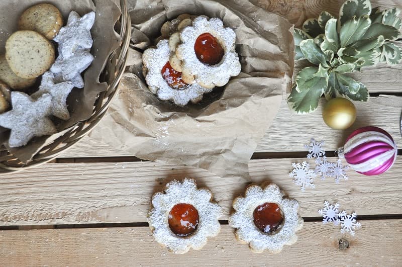 Coconut Jam Cookies