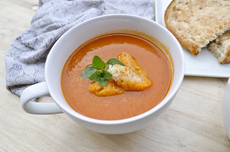 Roasted Red Pepper Tomato Soup Recipe