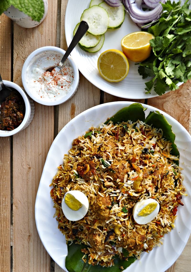 Achari Chicken Kofta Biryani