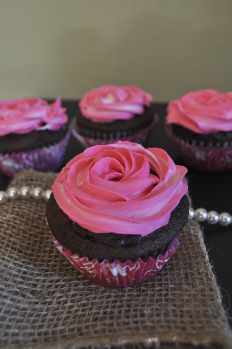 Nutella Chocolate Cupcakes