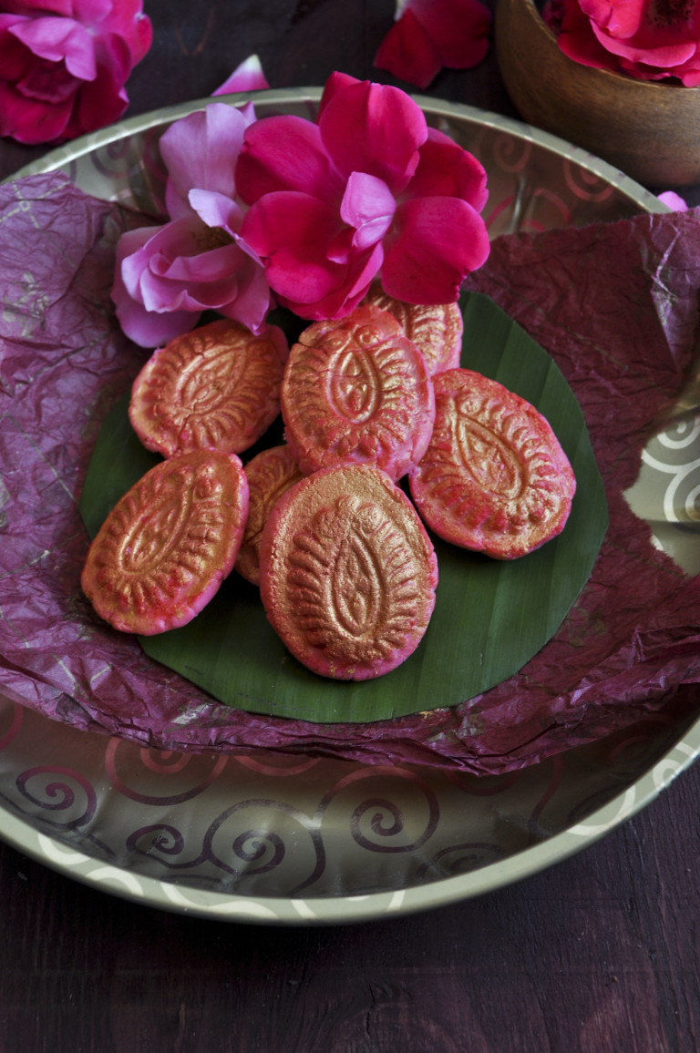 Bengali Sandesh Recipe - 15 Min. Rose Flavored Sandesh