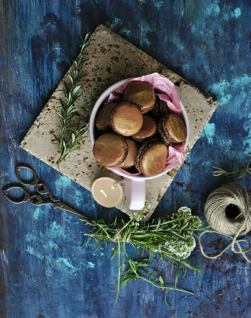 Chocolate Macarons Cookies