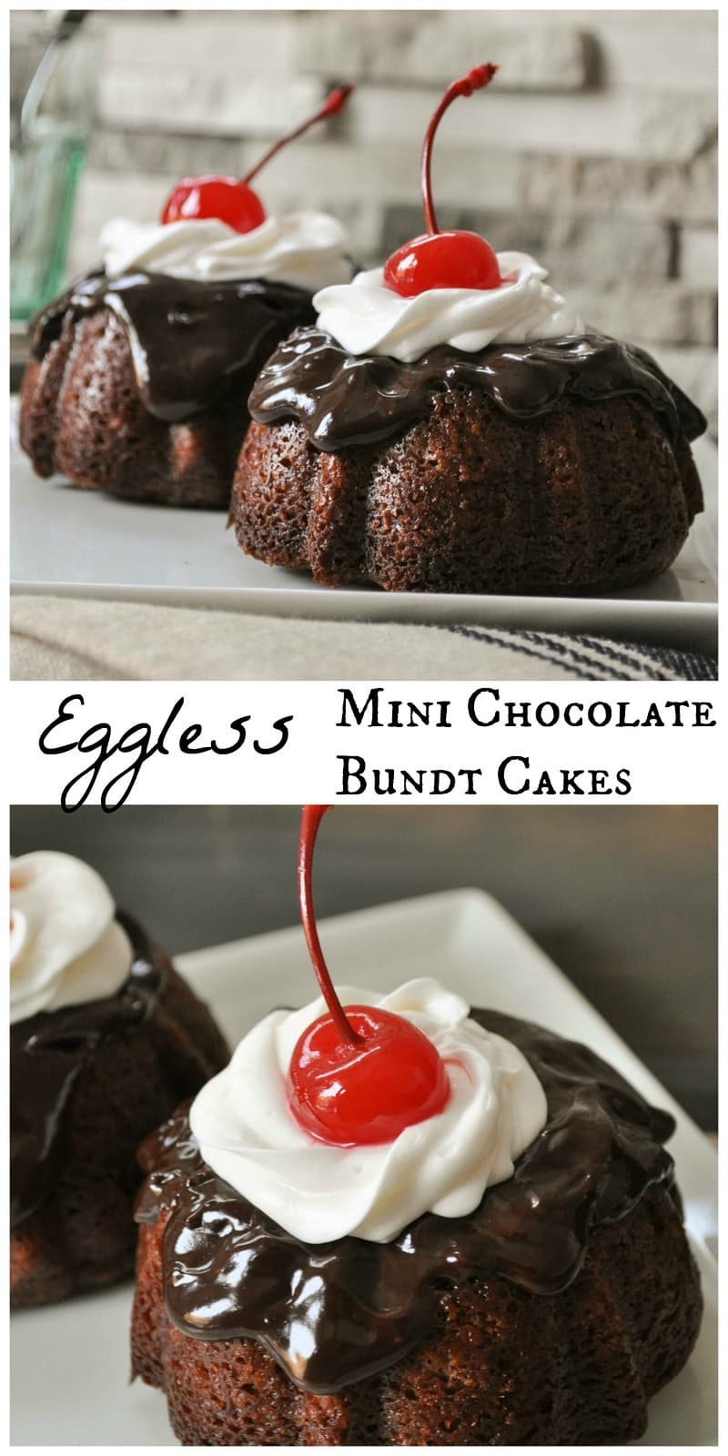 Eggless Chocolate Bundt Cake