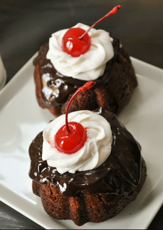 Easy Mini Chocolate Bundt Cake