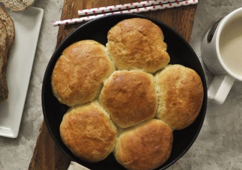 Baked Skillet Rolls