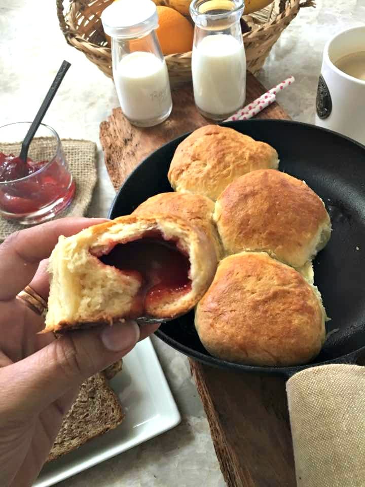 Skillet Jam Rolls