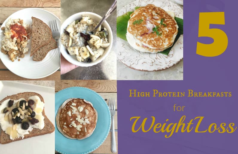 5 High Protein Breakfasts for Weight Loss