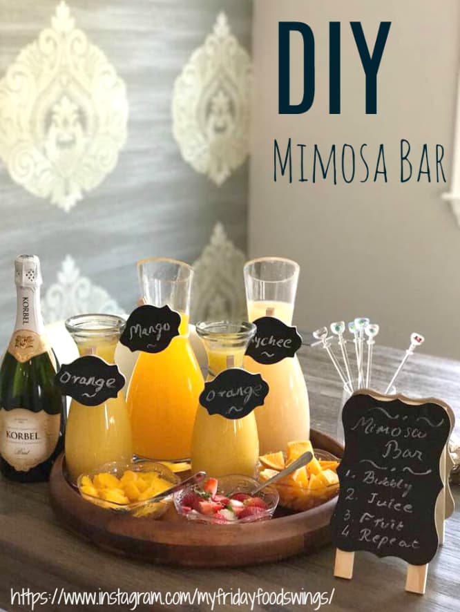 DIY Mimosa Bar - How to Make Mimosa Bar by Yourself