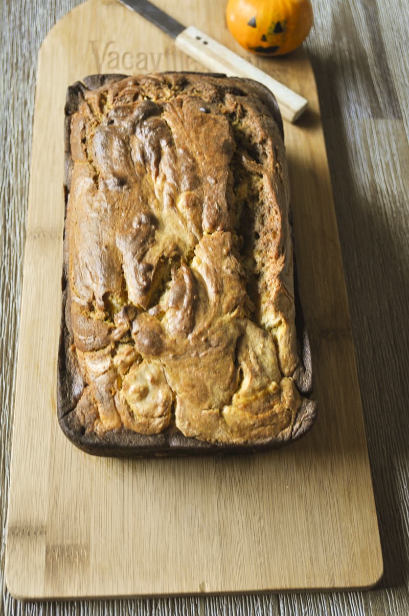 Pumpkin Cream Cheese Bread