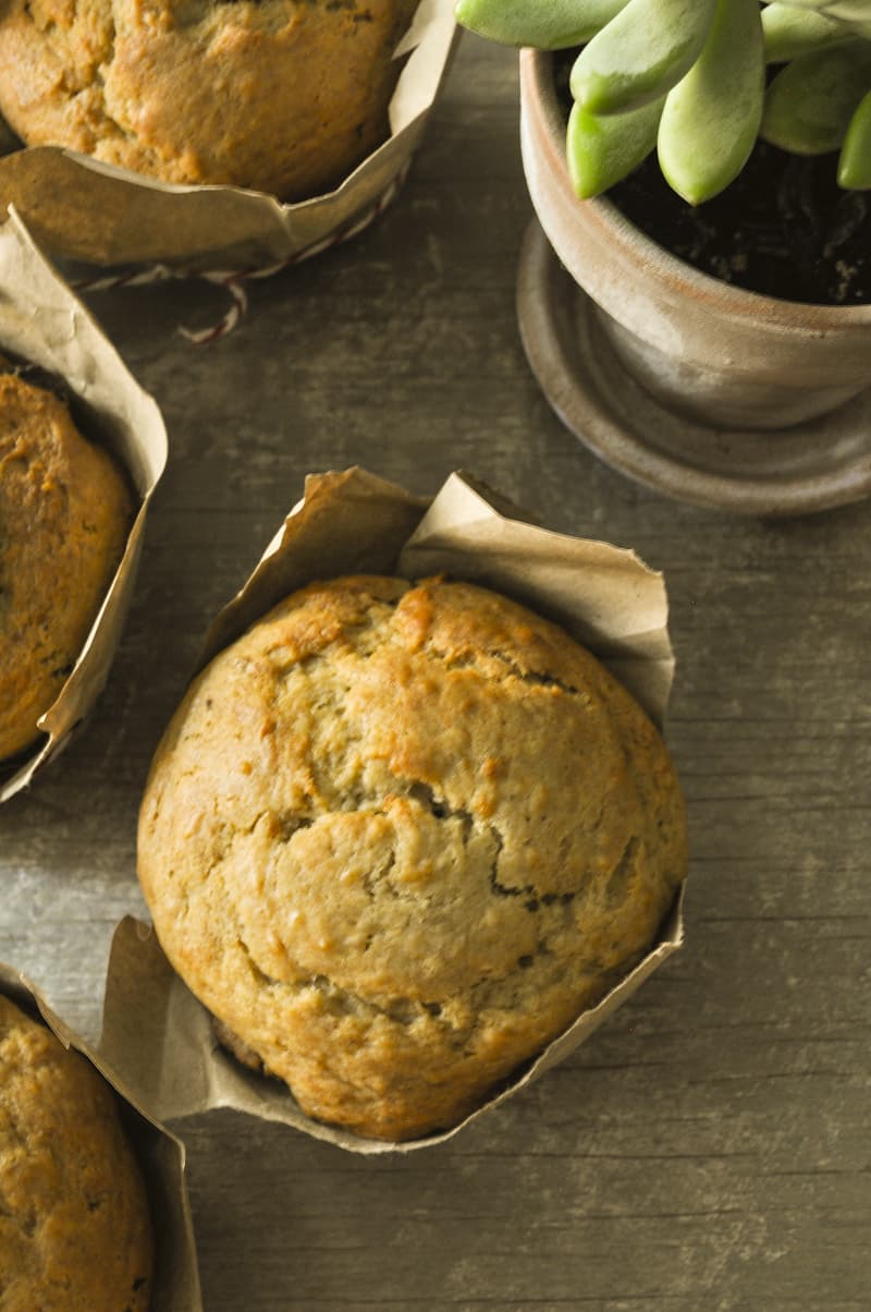 Banana Peanut Butter Muffins