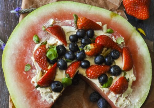 Watermelon Pizza Recipe - The Healthy Treat
