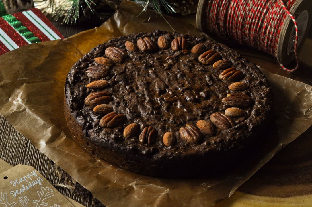 Caribbean Black Rum Cake for Christmas