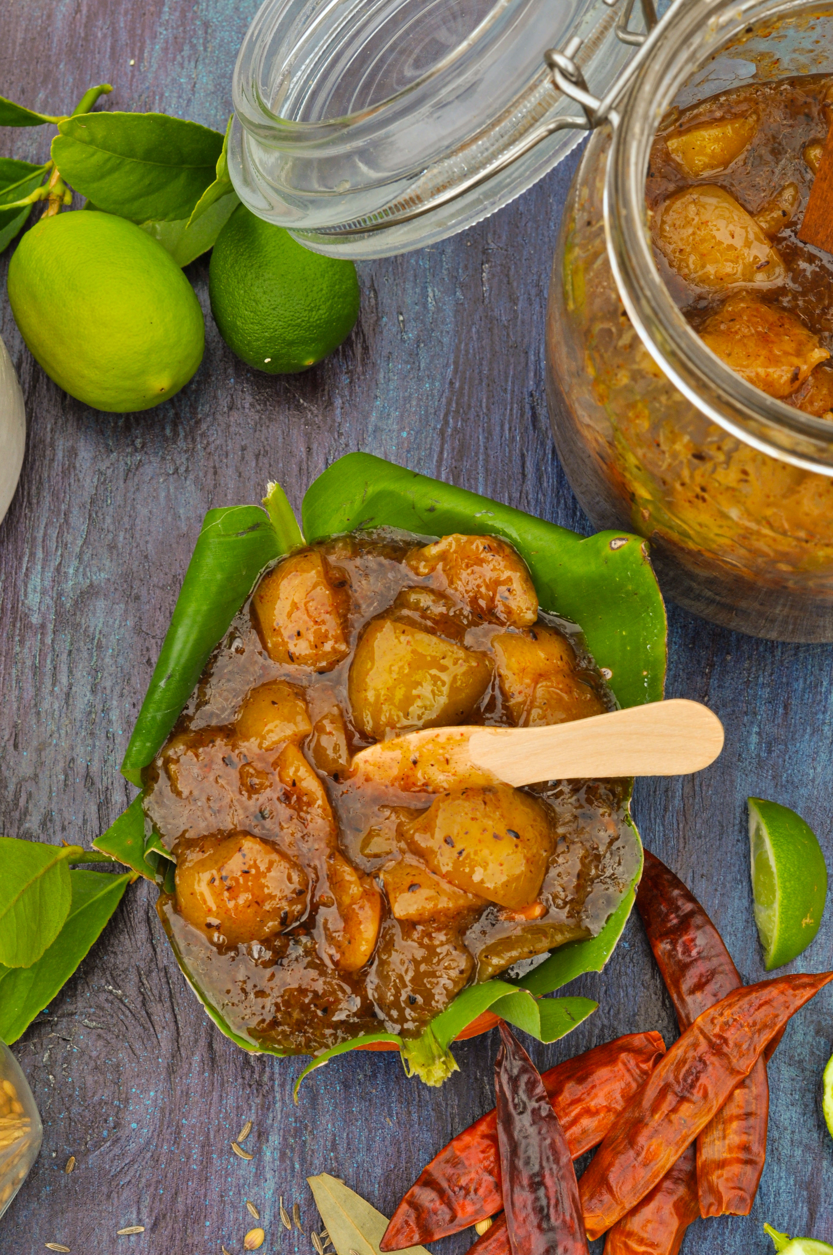 Sweet and Sour Lime Pickle